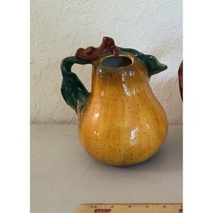 Sakura Sonoma China Hand Painted Pear And Leaf Collectable Ceramic Pitcher